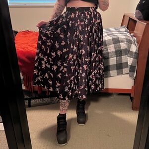 Margiela Anime Girl Pleated Midi Skirt